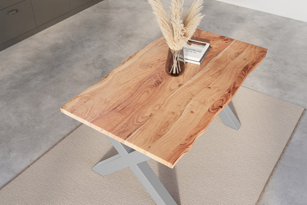 #naturfarben #140x80 #x-gestellsilber