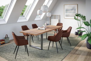 #naturfarben #220x100 #u-gestellsilber