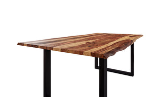 #naturfarbenlackiert #200x100 #u-gestellschwarz