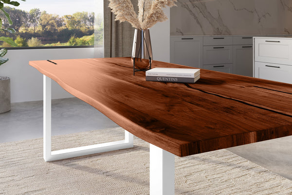 #nussbaumfarben #300x100 #u-gestellweiß