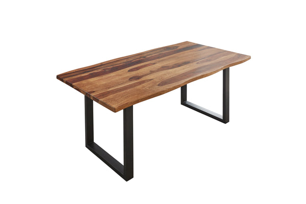 #sheeshamnaturfarbenlackiert #200x100 #u-gestellschwarz