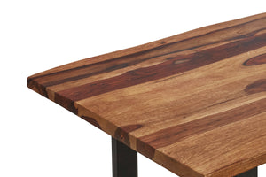 #sheeshamnaturfarbenlackiert #200x100 #u-gestellschwarz