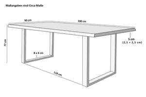 #roughfarben #180x90 #u-gestellschwarz