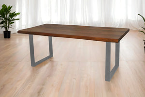 #honigfarben #200x100 #u-gestellsilber