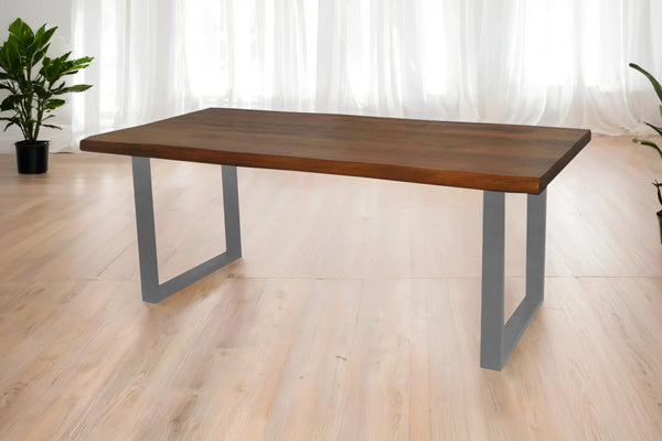 #mangohonigfarben #220x100 #u-gestellsilber