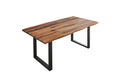 #sheeshamnaturfarbenlackiert #180x90 #u-gestellschwarz