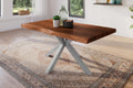 #akazienussbaumfarben #160x85 #spider-gestellsilber