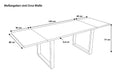 #120(200)x80 #u-gestellschwarz