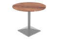 #80x80 #akazienaturfarben #säulen-gestelleckigsilber