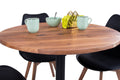 #80x80 #akazienaturfarben #säulen-gestellrundschwarz