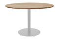 #akazienaturfarben #120x120 #säulen-gestellrundsilber