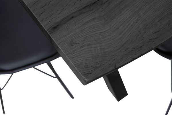 #holzgraufarben-optik #240x100 #x-gestellschwarz