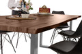 #holznussbaum-optik #240x100 #u-gestellsilber