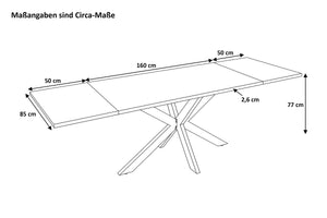#160(260)x85 #spider-gestellweiß