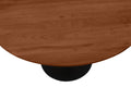 #akazienussbaumfarben #110x110 #säulen-gestellrundschwarz