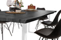#holzgraufarben-optik #240x100 #u-gestellweiß