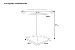 #80x80 #mangonaturfarben #säulen-gestelleckigschwarz