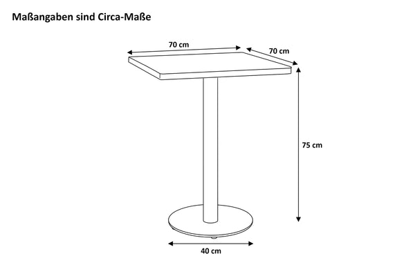 #70x70 #säulen-gestellrundsilber