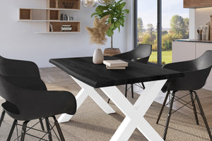 #holzgrau-optik #220x100 #x-gestellweiß