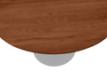 #akazienussbaumfarben #110x110 #säulen-gestellrundsilber