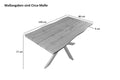 #140x80 #spider-gestellschwarz