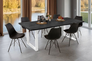 #holzgraufarben-optik #240x100 #u-gestellweiß