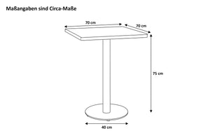 #70x70 #säulen-gestellrundschwarz