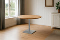#akazienaturfarben #120x120 #säulen-gestelleckigsilber