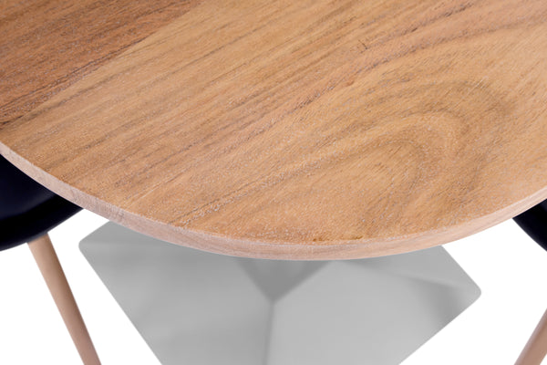 #60x60 #akazienaturfarben #säulen-gestelleckigsilber