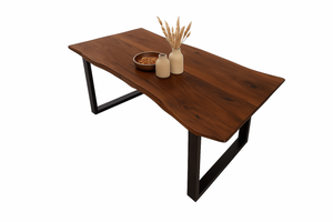 #nussbaumfarben #260x100 #u-gestellschwarz