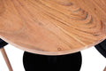 #60x60 #akazienaturfarben #säulen-gestellrundschwarz