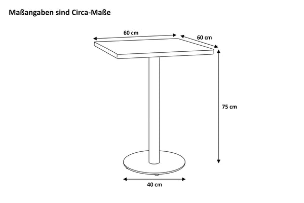 #60x60 #säulen-gestellrundschwarz