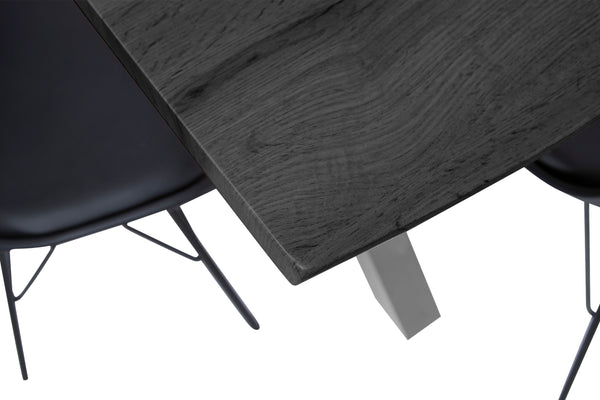 #holzgraufarben-optik #240x100 #x-gestellsilber