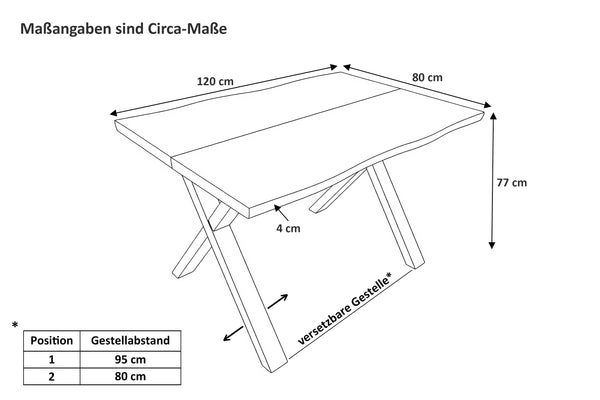 #120x80 #x-gestellweiß