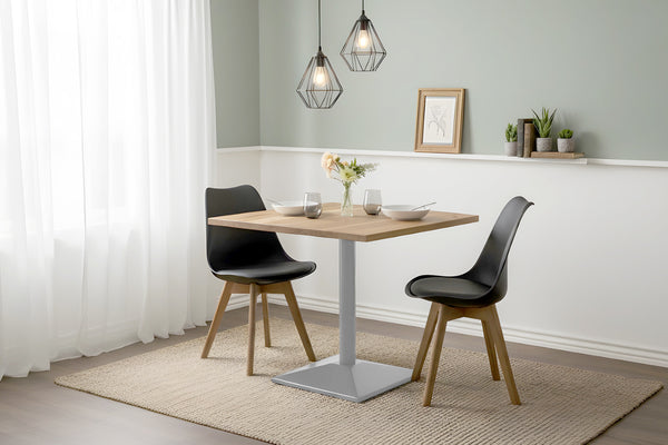 #80x80 #säulen-gestelleckigsilber