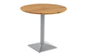 #akazienaturfarben #110x110 #säulen-gestelleckigsilber
