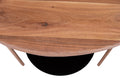 #90x90 #akazienaturfarben #säulen-gestellrundschwarz