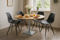 #akazienaturfarben #120x120 #säulen-gestelleckigsilber
