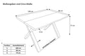 #140x80 #x-gestellschwarz