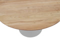 #akazienaturfarben #120x120 #säulen-gestellrundsilber