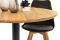 #akazienussbaumfarben #110x110 #säulen-gestelleckigsilber