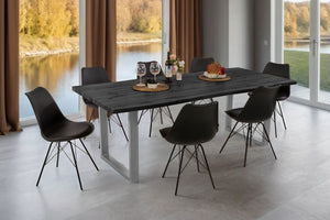 #holzgraufarben-optik #240x100 #u-gestellsilber
