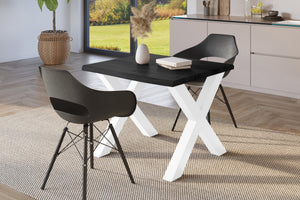 #holzgrau-optik #80x80 #x-gestellweiß