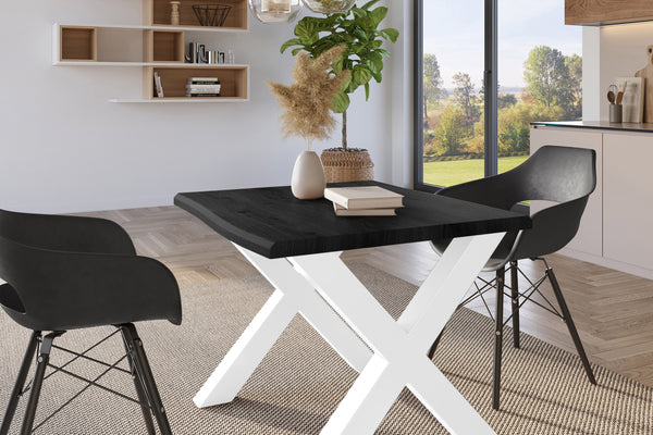 #holzgrau-optik #80x80 #x-gestellweiß