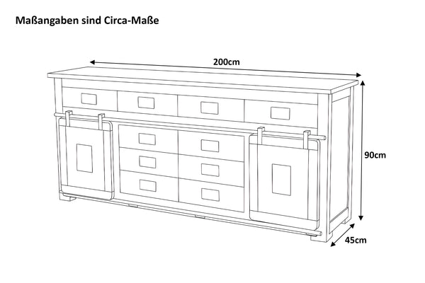 #akazie/eiche #200cm