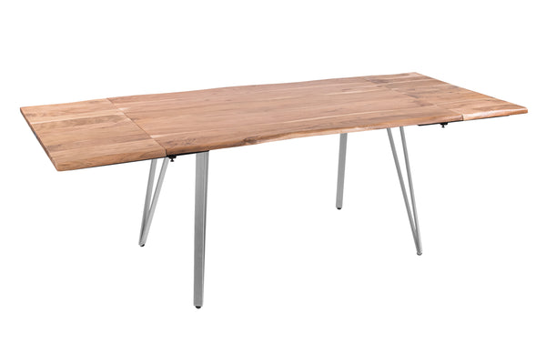 #naturfarben #160(260)x90 #vierfuß-gestellsilber