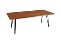 #nussbaumfarben #200(300)x100 #vierfuß-gestellschwarz
