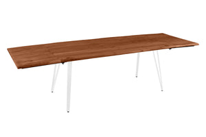 #nussbaumfarben #180(280)x90 #vierfuß-gestellweiß
