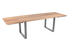 #naturfarben #180(280)x90 #u-gestellsilber