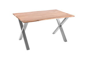 #naturfarben #120(200)x90 #x-gestellsilber